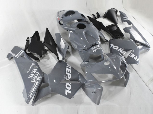2005-2006 Nardo Grey White Repsol Honda CBR600RR Motorcycle Fairings UK