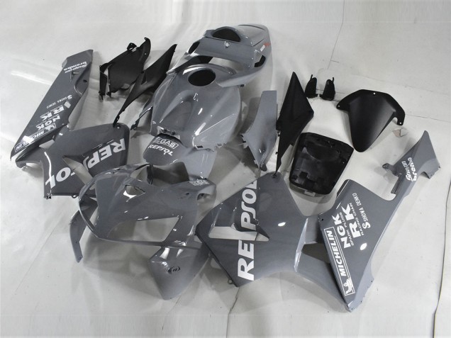 2005-2006 Nardo Grey White Repsol Honda CBR600RR Motorcycle Fairings UK