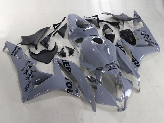 2007-2008 Nardo Grey Black Repsol Honda CBR600RR Motorcycle Fairings UK