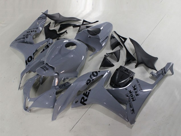 2007-2008 Nardo Grey Black Repsol Honda CBR600RR Motorcycle Fairings UK