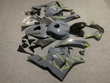 Buy 2009-2012 Dark Nardo Grey Yellow Honda CBR600RR Motorcycle Fairings UK