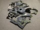 2009-2012 Dark Nardo Grey Yellow Honda CBR600RR Motorcycle Fairings UK