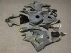 2009-2012 Dark Nardo Grey Yellow Honda CBR600RR Motorcycle Fairings UK