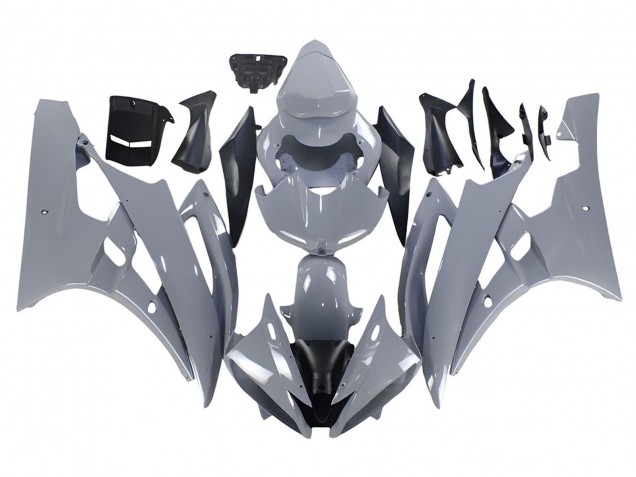 2006-2007 Nardo Grey Yamaha YZF 600 R6 Motorcycle Fairings UK