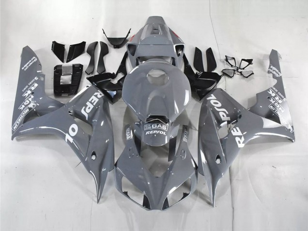 2006-2007 Nardo Grey White Repsol Honda CBR1000RR Motorcycle Fairings UK