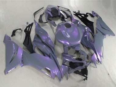 Buy 2019-2022 Chameleon Grey Dazz Pearl Purple Kawasaki ZX6R Motorcycle Fairings UK