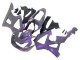 2000-2001 Chameleon Grey Dazz Pearl Purple Honda CBR900RR 929 Motorcycle Fairings UK