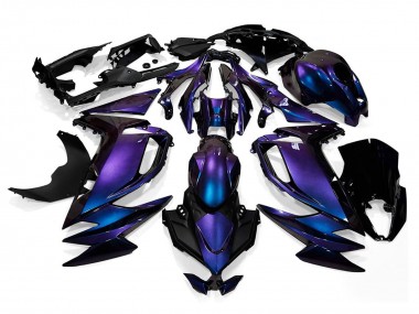 Buy 2020-2024 Chameleon Blue Purple Kawasaki Ninja 650 EX650 Motorcycle Fairings UK