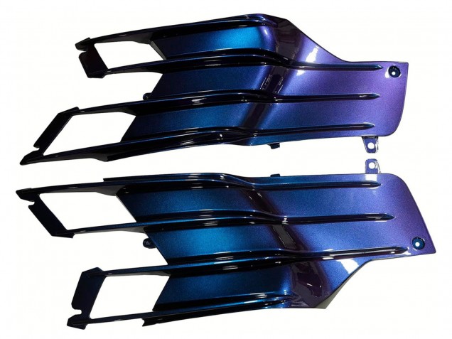 2012-2024 Chameleon Blue Purple Kawasaki ZX14R ZZR1400 Motorcycle Fairings UK