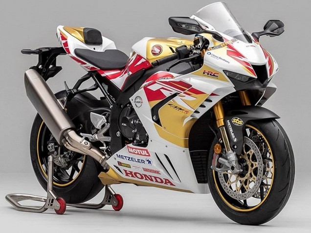 2020-2023 White Red Gold Motul Honda CBR1000RR-R Motorcycle Fairing UK