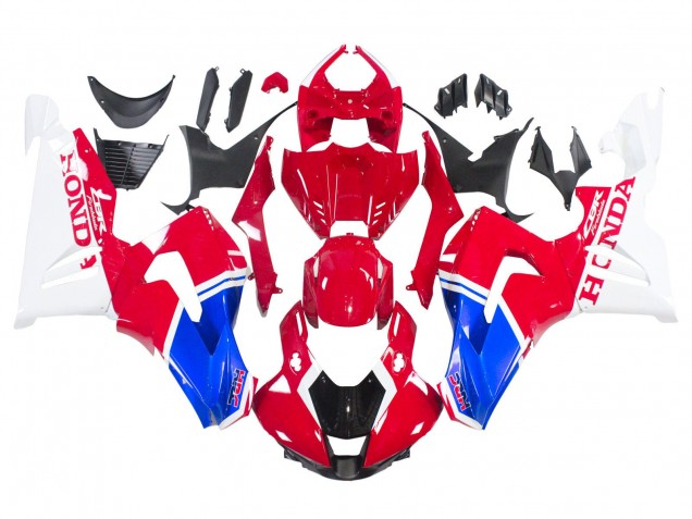 2020-2023 White Red Blue HRC Honda CBR1000RR-R Motorcycle Fairings Kits UK