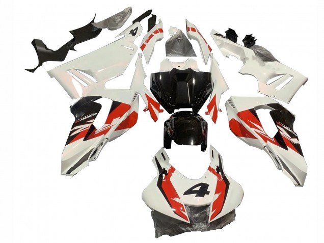 2020-2023 White Red Glossy Black 4 Honda CBR1000RR-R Motorcycle Fairings UK