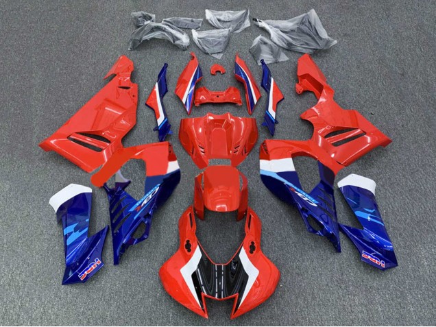 2020-2023 White Red Blue HRC Honda CBR1000RR-R Motorcycle Fairings Kit UK