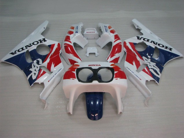 1987-1989 White Red Blue Honda CBR400RR NC23 Motorcycle Fairings UK