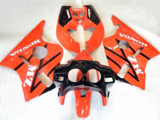 1987-1989 Orange Glossy Black Honda CBR400RR NC23 Motorcycle Fairings UK