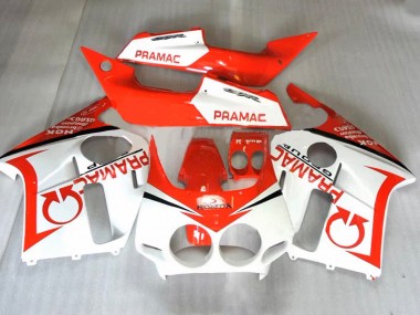 Buy 1987-1989 Orange White Pramac Honda CBR400RR NC23 Motorcycle Fairings UK