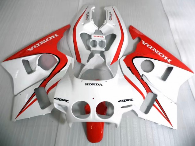 1987-1989 White Red Honda CBR400RR NC23 Motorcycle Fairings UK