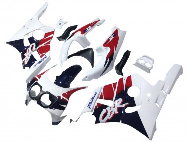 Buy 1990-1999 White Red Dark Blue Fireblade Honda CBR400RR NC29 Motorcycle Fairings UK