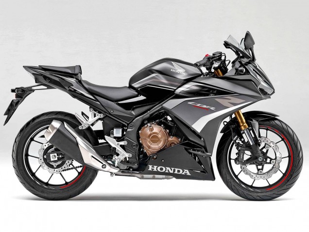 2022 White Matte Black Honda CBR400R Motorcycle Fairings UK