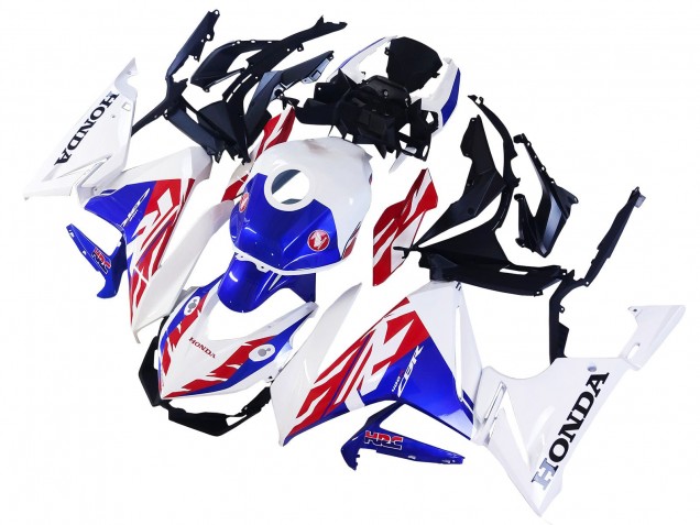 2022 White Red Blue Honda CBR400R Motorcycle Fairing UK