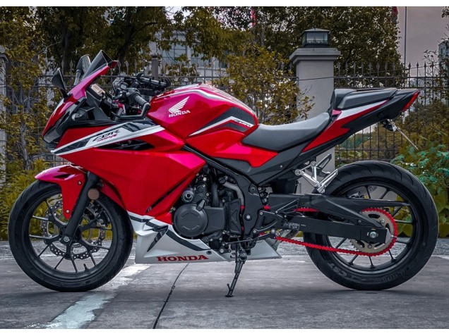 2022 Red White Honda CBR400R Motorcycle Fairings UK