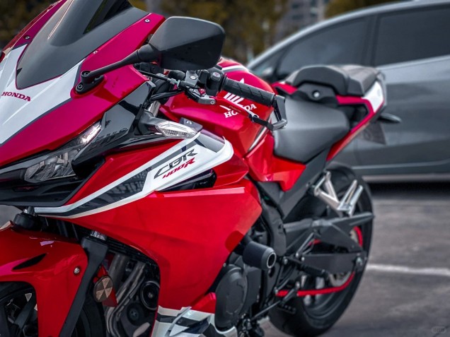 2022 Red White Honda CBR400R Motorcycle Fairings UK