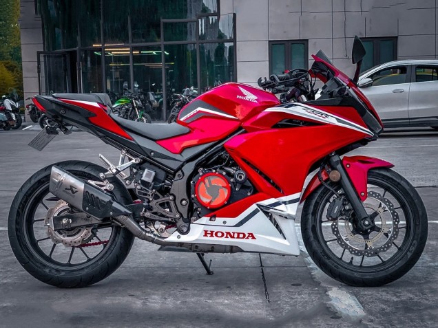 2022 Red White Honda CBR400R Motorcycle Fairings UK