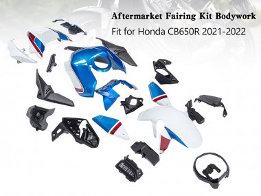 Buy 2019-2022 Blue Red Black Honda CB650R Motorcycle Fairings UK