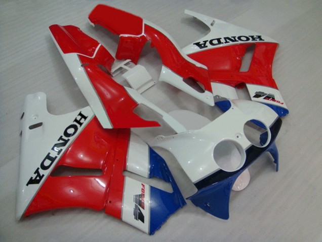 1988-1992 White Red Blue Honda VFR400R NC30 Motorcycle Fairings UK