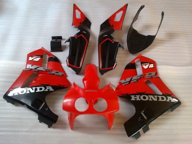 1988-1992 Red Black Honda VFR400R NC30 Motorcycle Fairings UK
