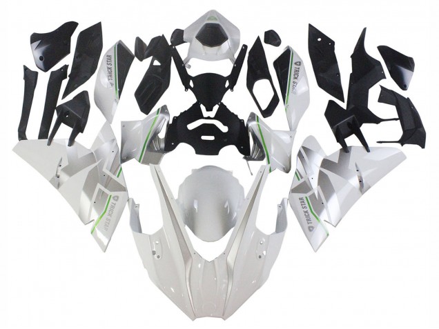 2015-2022 White Silver Green Kawasaki Ninja H2 Motorcycle Fairings UK