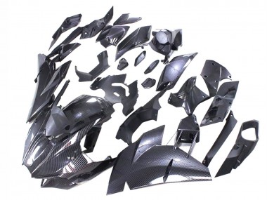 Buy 2015-2022 Black Carbon Fiber Kawasaki Ninja H2 Motorcycle Fairings UK