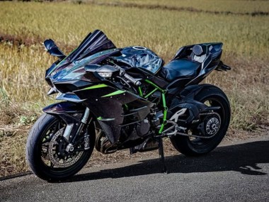 Buy 2015-2022 Black Blue Chameleon Green Kawasaki Ninja H2 Motorcycle Fairings UK