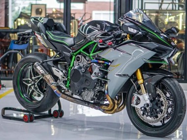 Buy 2015-2022 Grey Kawasaki Ninja H2 Motorcycle Fairings UK