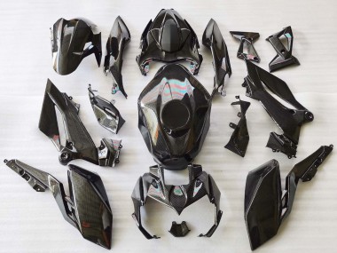 Buy 2018-2024 Black Carbon Fiber Kawasaki Z400 Motorcycle Fairings UK