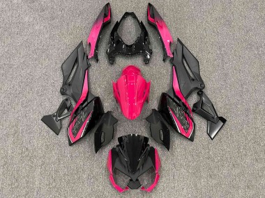 Buy 2018-2024 Matte Black Bright Pink Kawasaki Z400 Motorcycle Fairings UK