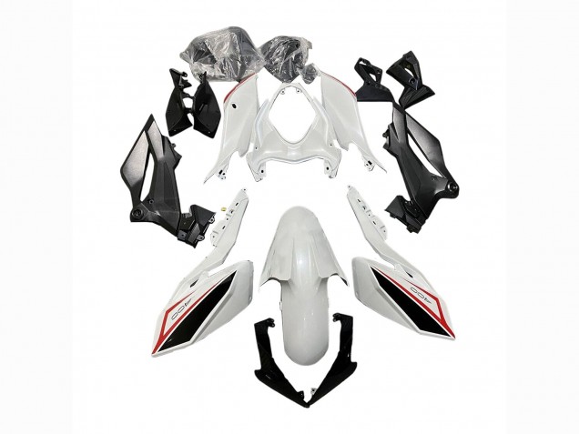 2018-2024 White Red Black Kawasaki Z400 Motorcycle Fairings UK