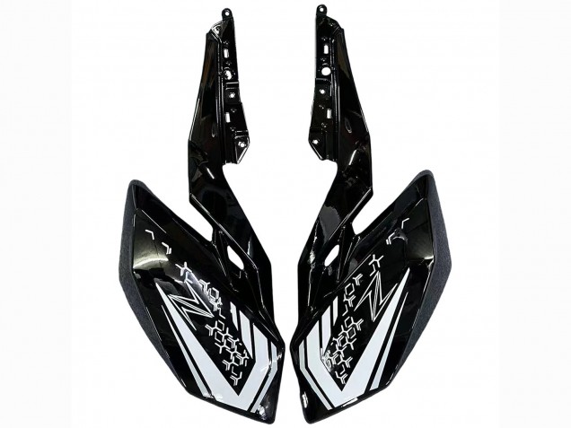 2018-2024 Glossy Black Kawasaki Z400 Motorcycle Fairings UK
