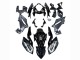 2018-2024 Glossy Black Kawasaki Z400 Motorcycle Fairings UK