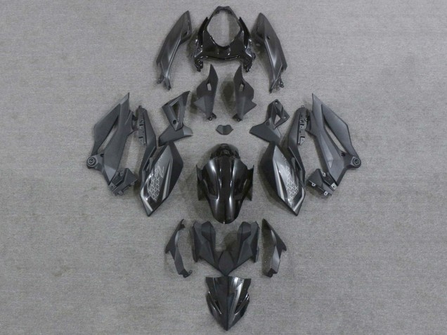 2018-2024 Matte Black Glossy Black Kawasaki Z400 Motorcycle Fairings UK