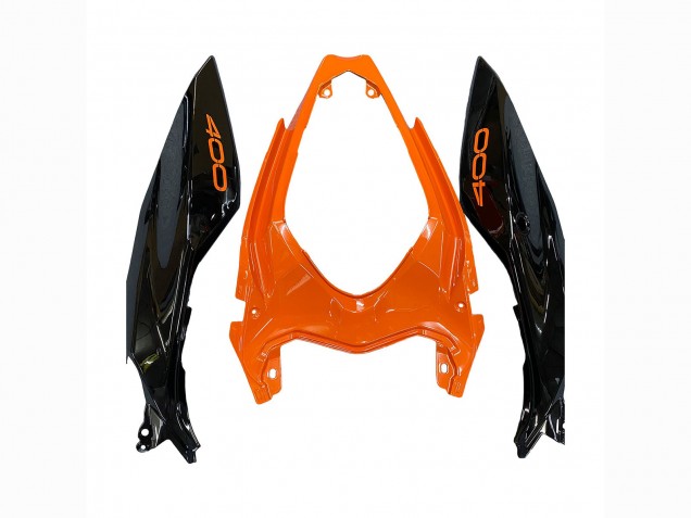 2018-2024 Orange Glossy Black Kawasaki Z400 Motorcycle Fairings UK