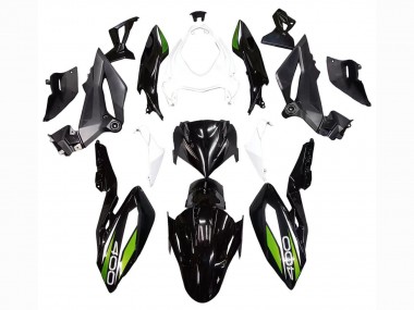 Buy 2018-2024 White Glossy Black Green Kawasaki Z400 Motorcycle Fairings UK