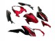 2018-2024 Candy Red Glossy Black Kawasaki Z400 Motorcycle Fairings UK