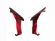 2018-2024 Candy Red Glossy Black Kawasaki Z400 Motorcycle Fairings UK