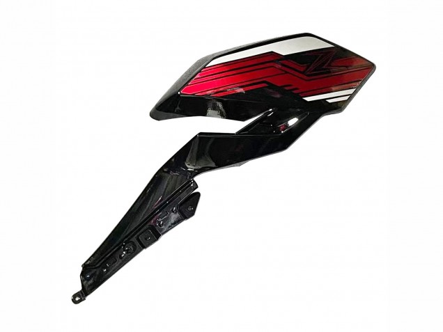 2018-2024 Candy Red Glossy Black Kawasaki Z400 Motorcycle Fairings UK