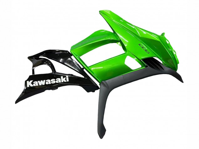 2010-2016 Glossy Black Matte Black Green Kawasaki Z1000SX Motorcycle Fairings UK