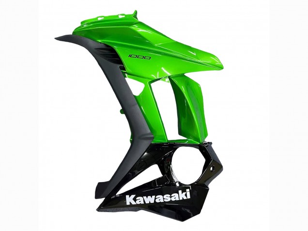 2010-2016 Glossy Black Matte Black Green Kawasaki Z1000SX Motorcycle Fairings UK