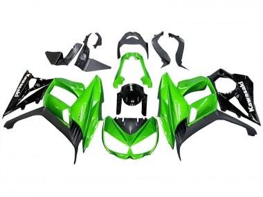 Buy 2010-2016 Glossy Black Matte Black Green Kawasaki Z1000SX Motorcycle Fairings UK