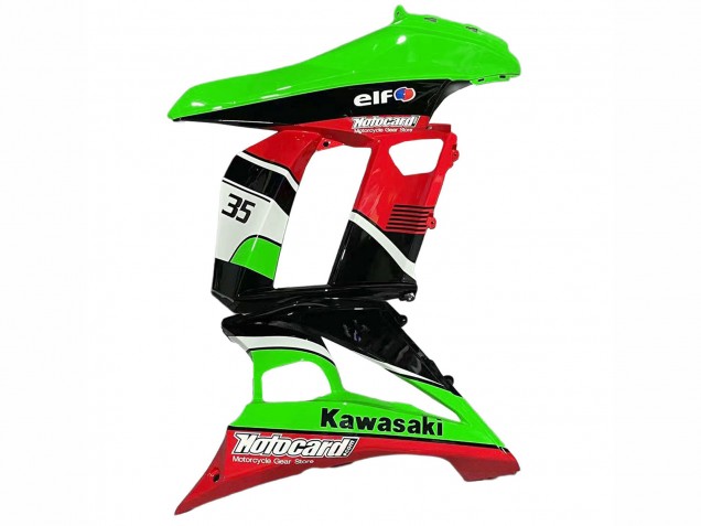 2010-2016 Green Red Glossy Black Elf 35 Kawasaki Z1000SX Motorcycle Fairings UK