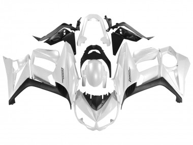 Buy 2010-2016 Pearl White Black Kawasaki Z1000SX Motorcycle Fairings UK